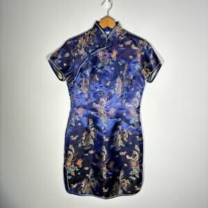 Mei Gui 100% Silk Traditional Japanese Dress Dragon Pattern Size 36 Small